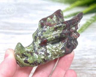 Dragons Blood Jasper Dragon Skull #1