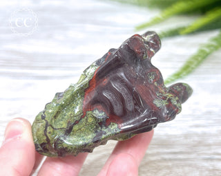 Dragons Blood Jasper Dragon Skull #1