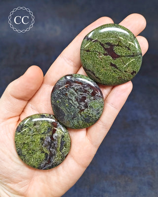 Dragons Blood Jasper Palm Stone