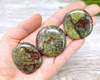 Dragons Blood Jasper Palm Stone