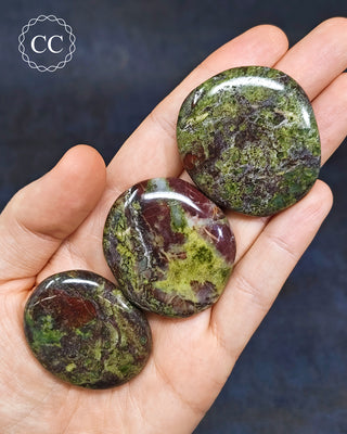 Dragons Blood Jasper Palm Stone