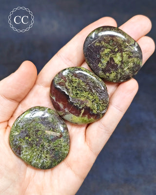 Dragons Blood Jasper Palm Stone
