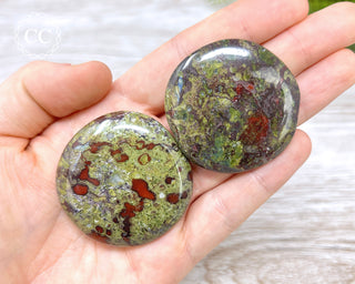 Dragons Blood Jasper Palm Stone
