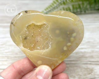 Druzy Agate Heart #4