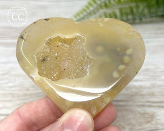 Druzy Agate Heart #4