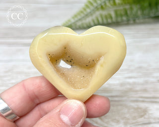 Druzy Agate Heart #9