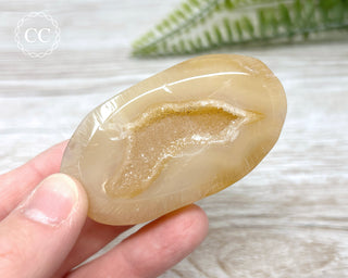 Druzy Agate Palmstone #7