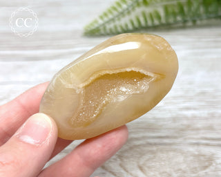 Druzy Agate Palmstone #7