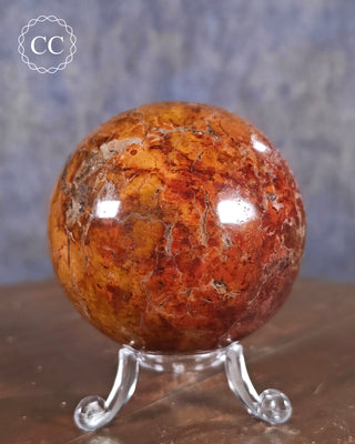 Druzy Brecciated Jasper Sphere #1