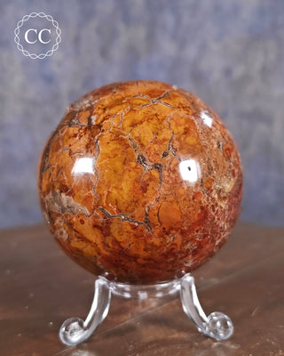 Druzy Brecciated Jasper Sphere #1