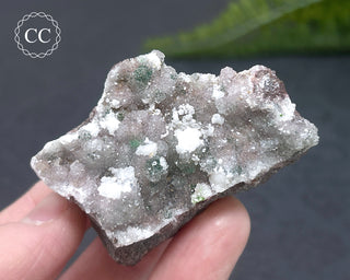 Druzy Quartz, Malachite and Cobalto Calcite Specimen #1