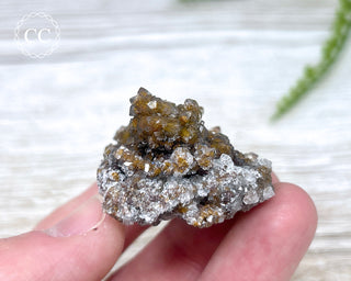 Druzy Quartz over Limonite - Morocco #1