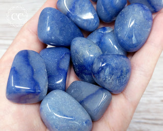 Dumortierite Blue Quartz Tumbled Crystal