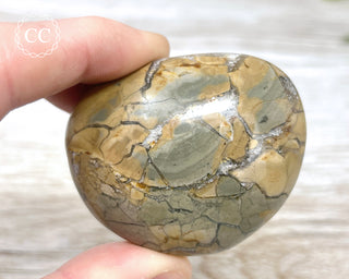 Eggshell Jasper | Ibis Jasper Palm Stone #1