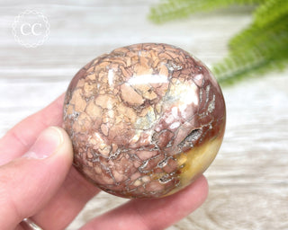 Eggshell Jasper | Ibis Jasper Chunky Palm Stone #7