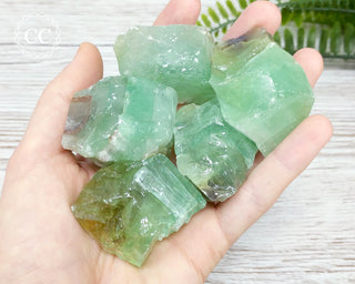 Emerald Green Calcite Raw Crystal