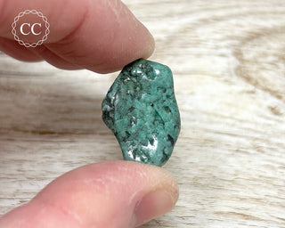 Emerald in Matrix Tumbled Crystal