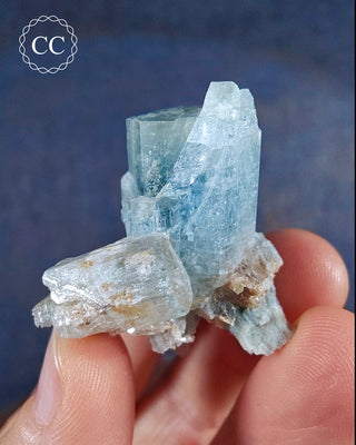 Aquamarine specimen from Erongo in Namibia.