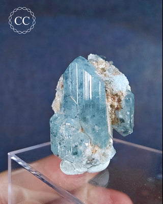 Aquamarine Crystal Cluster - Erongo, Namibia #10