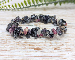 Eudialyte Bracelet on light background