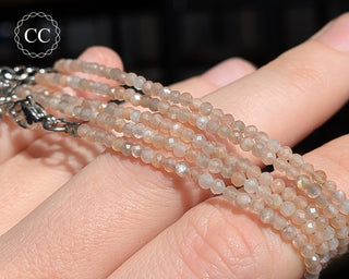 Sunstone & Moonstone Faceted Bracelet