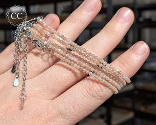 Sunstone & Moonstone Faceted Bracelet