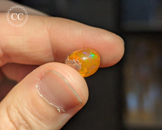 Mexican Fire Opal Cabochon #7