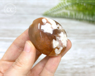 Flower Agate Chunky Palm Stone #4