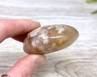 Flower Agate Chunky Palm Stone #3