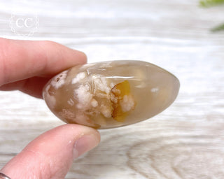 Flower Agate Chunky Palm Stone #3