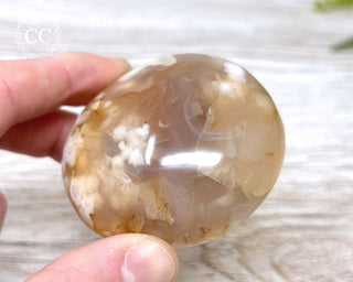 Flower Agate Chunky Palm Stone #6