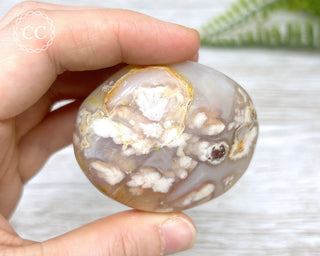 Flower Agate Chunky Palmstone #11