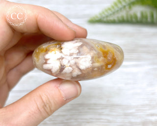 Flower Agate Chunky Palmstone #11