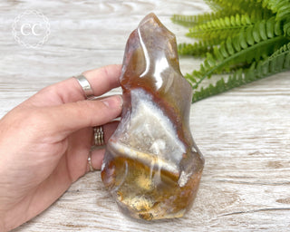 Flower Agate Flame/ Ocean Jasper #1