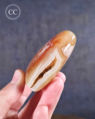 Flower Agate Heart #5
