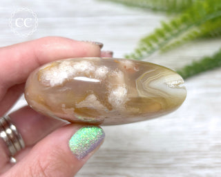 Flower Agate Heart #5