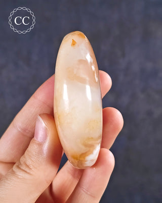 Flower Agate Chunky Palm Stone #2
