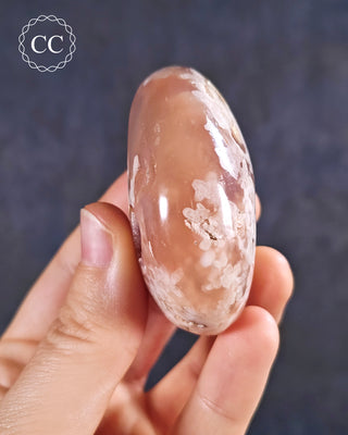 Flower Agate Chunky Palm Stone #3