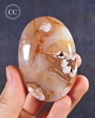 Flower Agate Chunky Palm Stone #2