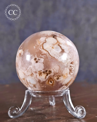Flower Agate Sphere #2