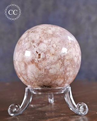 Flower Agate Sphere #3