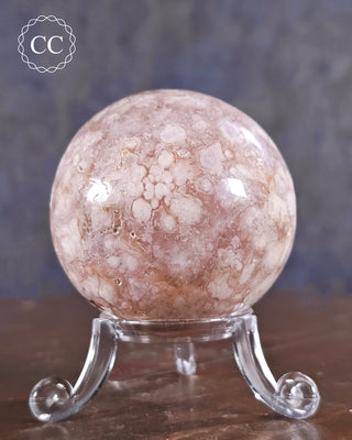 Flower Agate Sphere #3