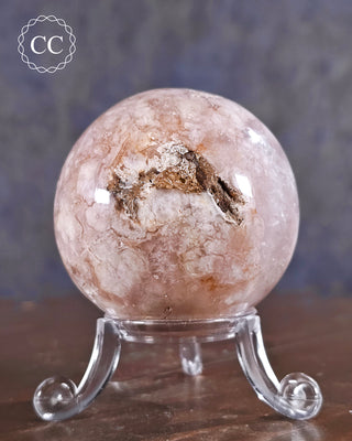 Flower Agate Sphere #3