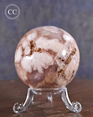Flower Agate Sphere #1