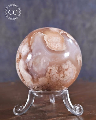 Flower Agate Sphere #1