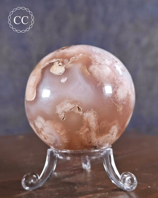 Flower Agate Sphere #1