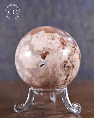 Flower Agate Sphere #1