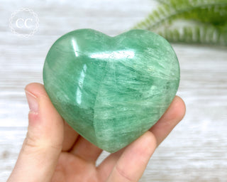 Green Fluorite Heart #1