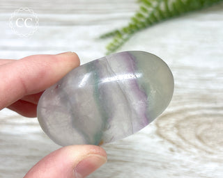 Fluorite Palm Stone #6