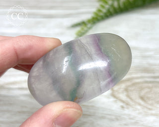 Fluorite Palm Stone #6